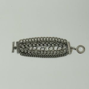Express Silver Color Chain Bracelet